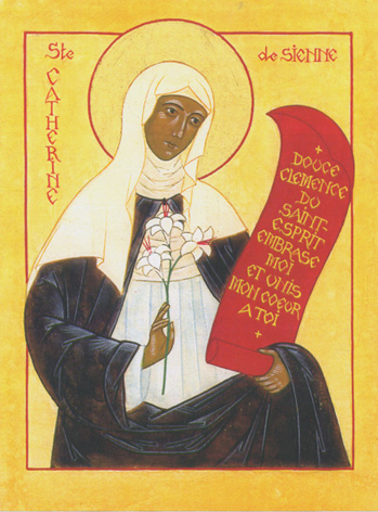 29 avril: Sainte Catherine de Sienne (1347-1380)