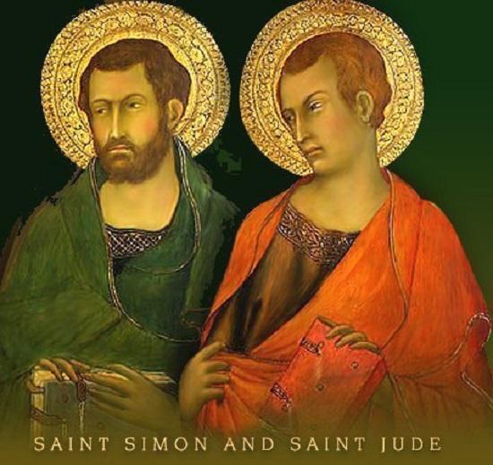 28 octobre: saints Simon et Jude, apôtres